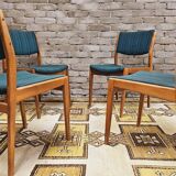Set of 4 Scandinavian chairs 1960