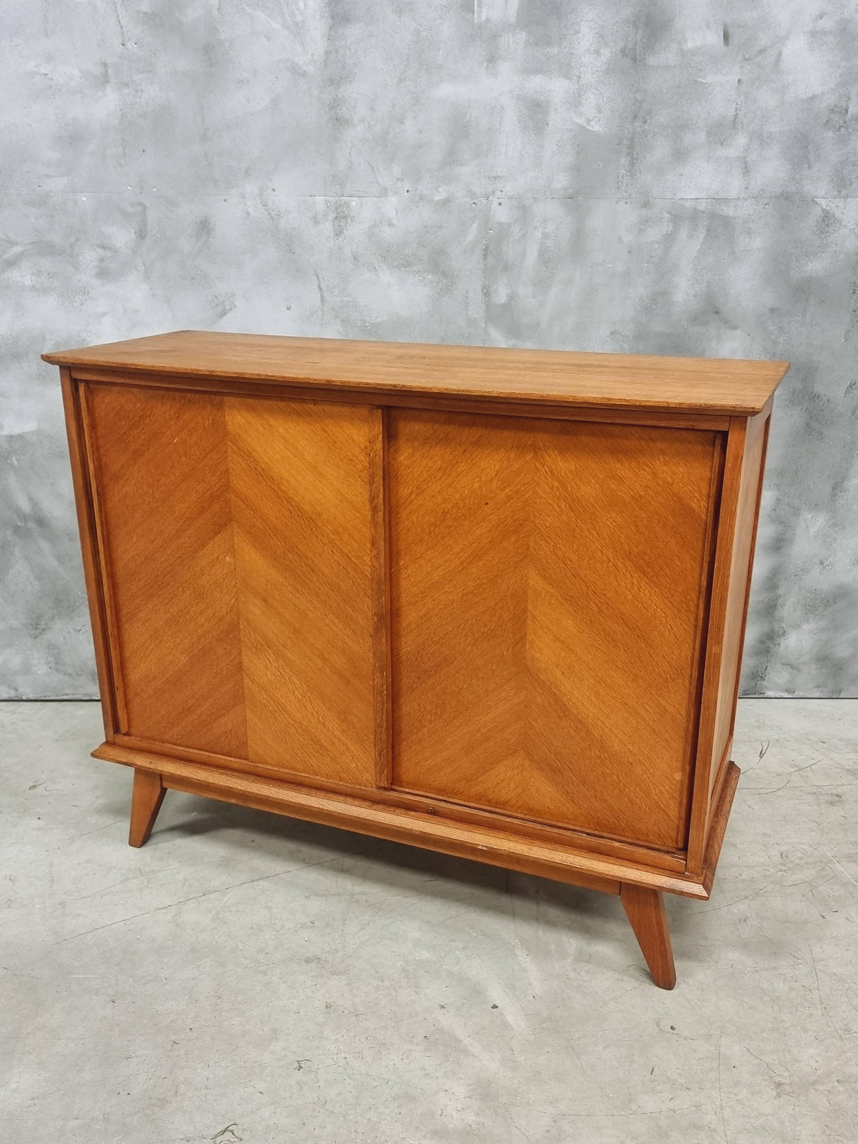 Scandinavian vintage highboard sideboard