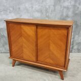Scandinavian vintage highboard sideboard