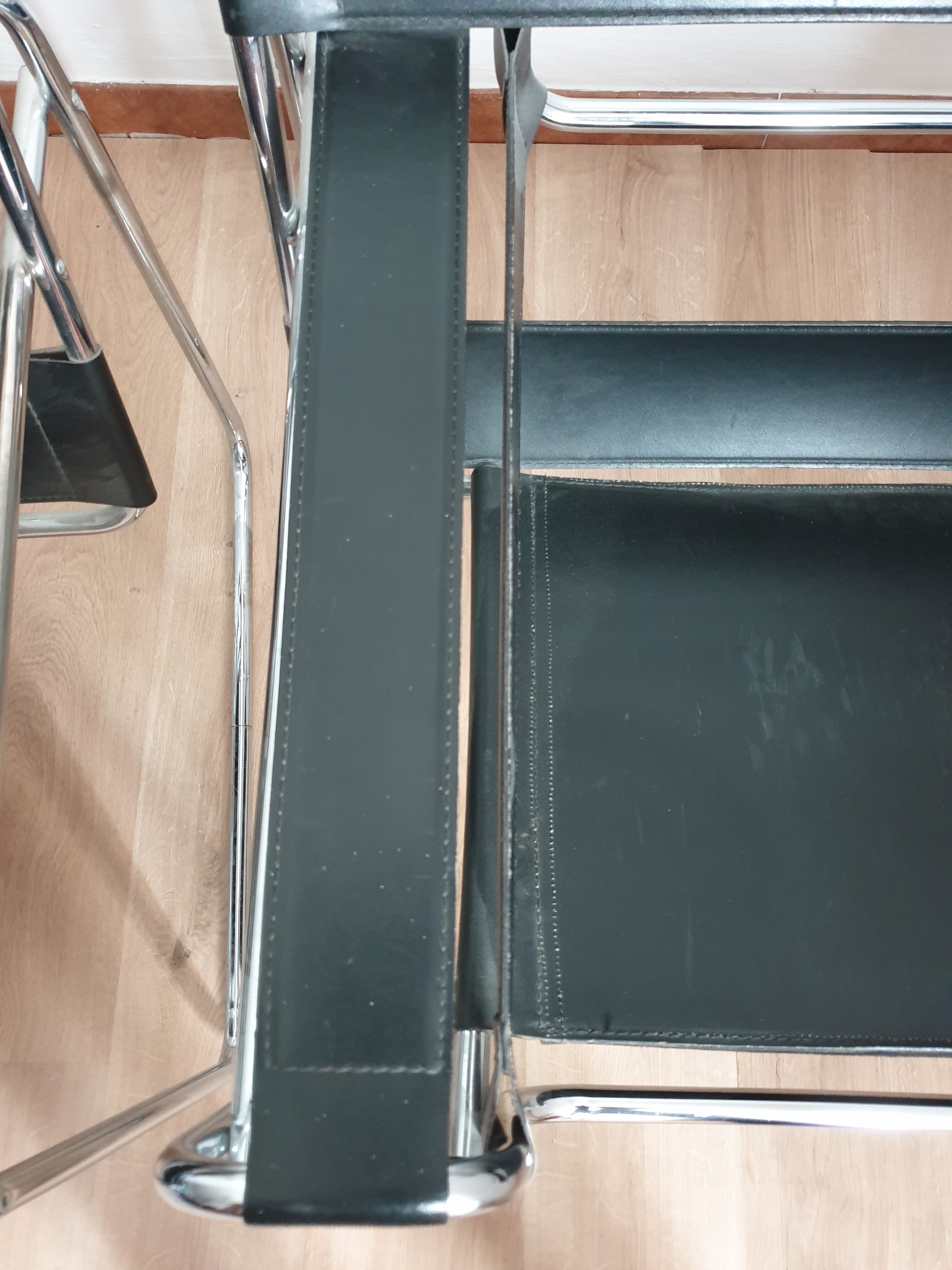 Paire de fauteuils wassily de Marcel Breuer