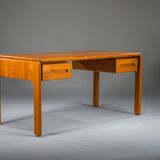 Vintage Danish cabinetmaker desk in teak, 1950s