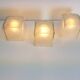 Iviken Ice Cube Table Lamp in Glass from Ikea, 1990s, Set of 3