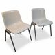 Pair of vintage Wilkhahn chairs, fibreglass shell, aluminium, 1970.