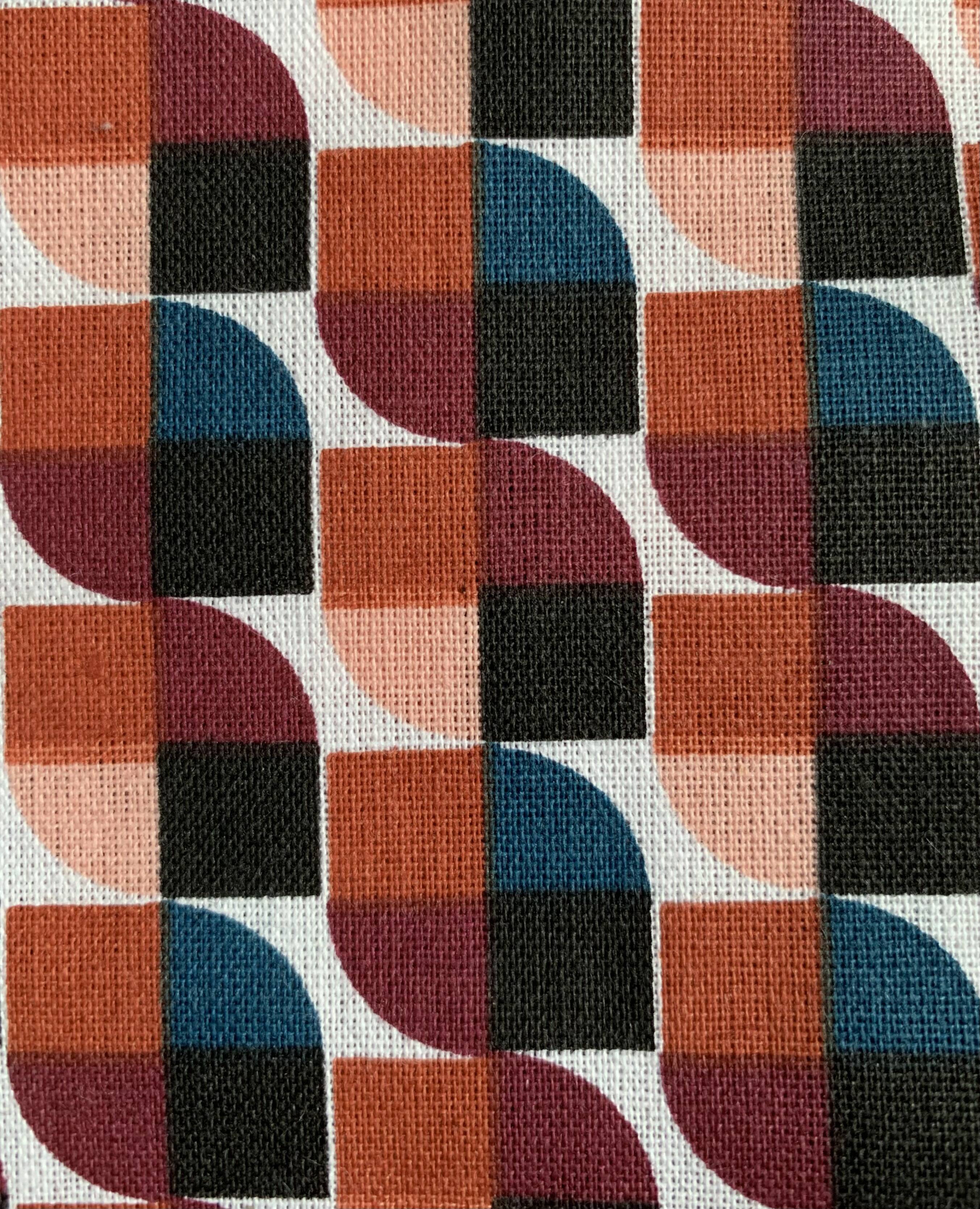 Vintage chest of drawers with compass feet, raw oak, 1960