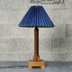 Art deco lamp in turned wood 1930