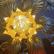 Applique murale fleur en laiton doré