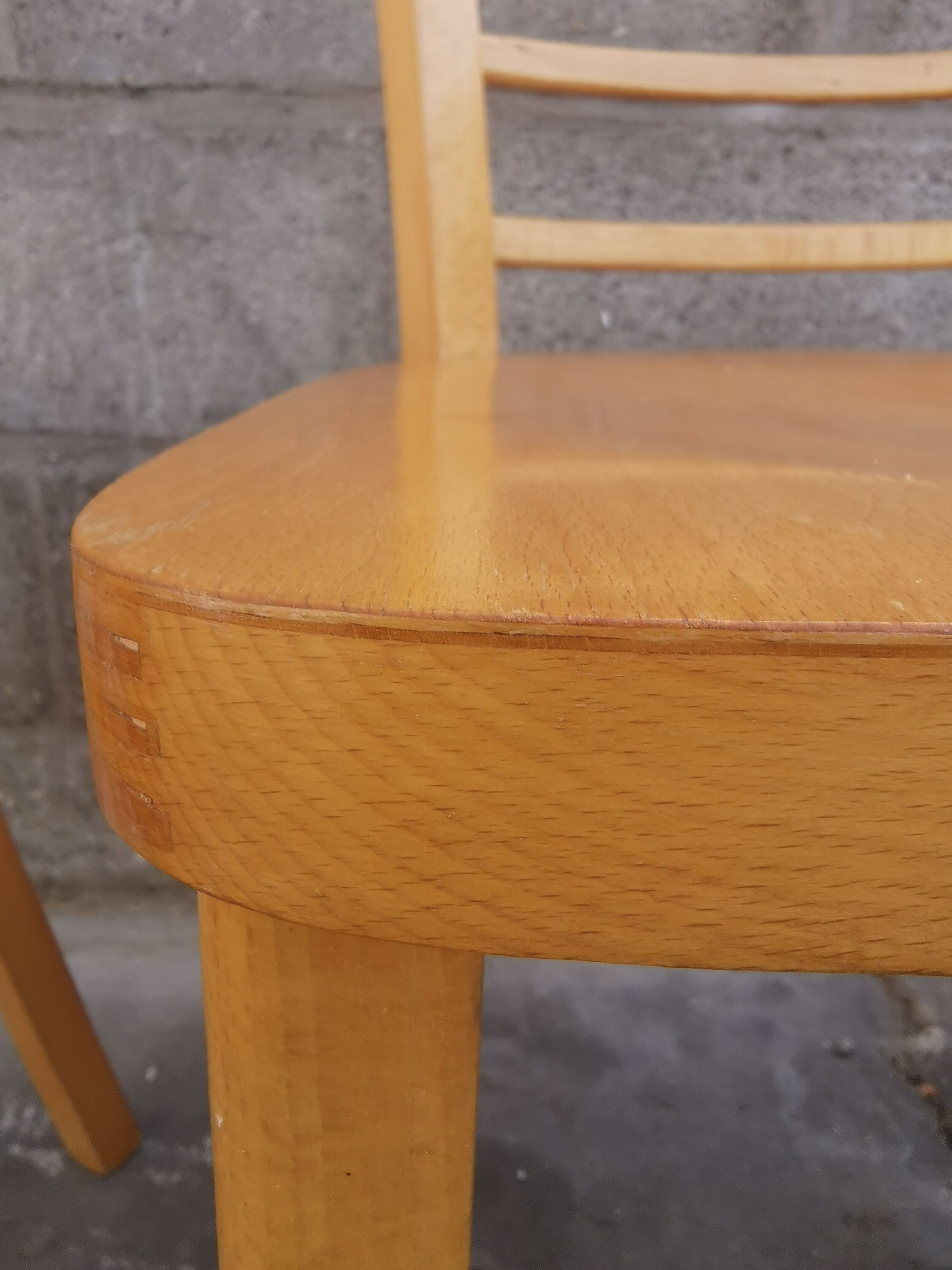 Set de quatre chaises bistrot Baumann