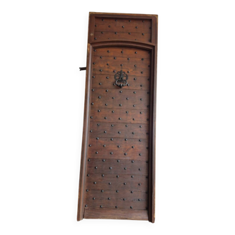 hand-forged studded castle doors + frame from the 1800s/1900s
