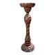Ancien cendrier sur pied en bois sculpté