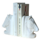 Magnificent pair of vintage ceramic bookends (D-0038)
