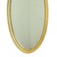 Large Oval Gold Mirror Hollywood Regency Style 70cm