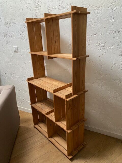 Wooden bookcase