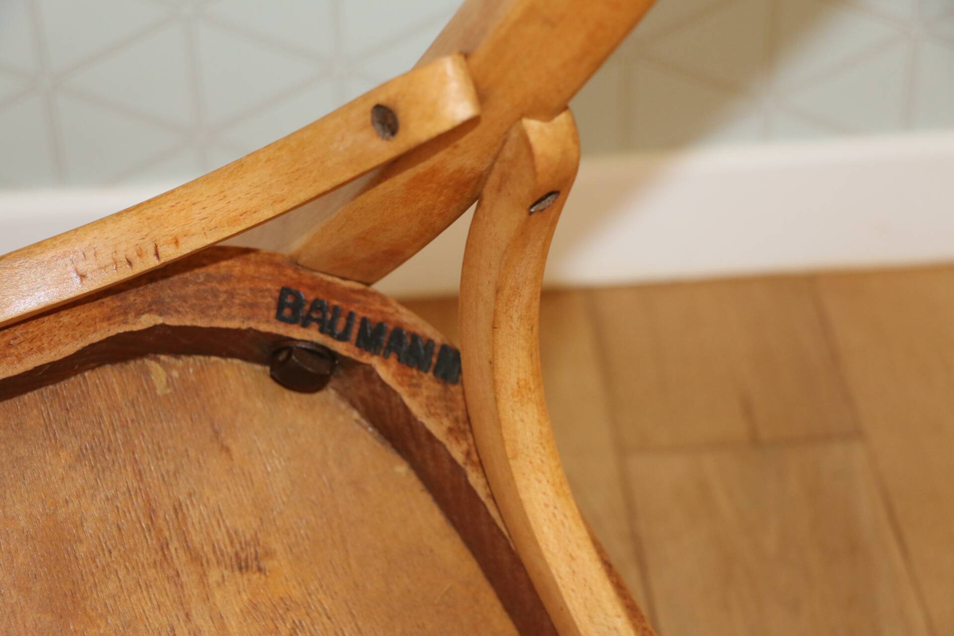 Baumann N°27 light beech chair