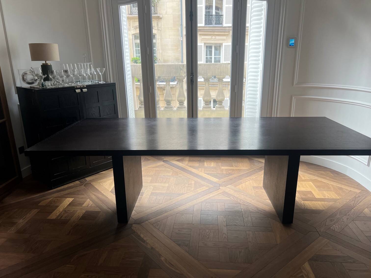 Luxe solid wood table cassina