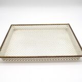 Rare Original Mid Century perforated Metal Serving Tray by Mathieu Mategot