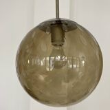 RAAK 1960s amber bubble glass globe pendant light