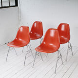 Set of 4 side chairs by Charles & Ray Eames for Herman Miller