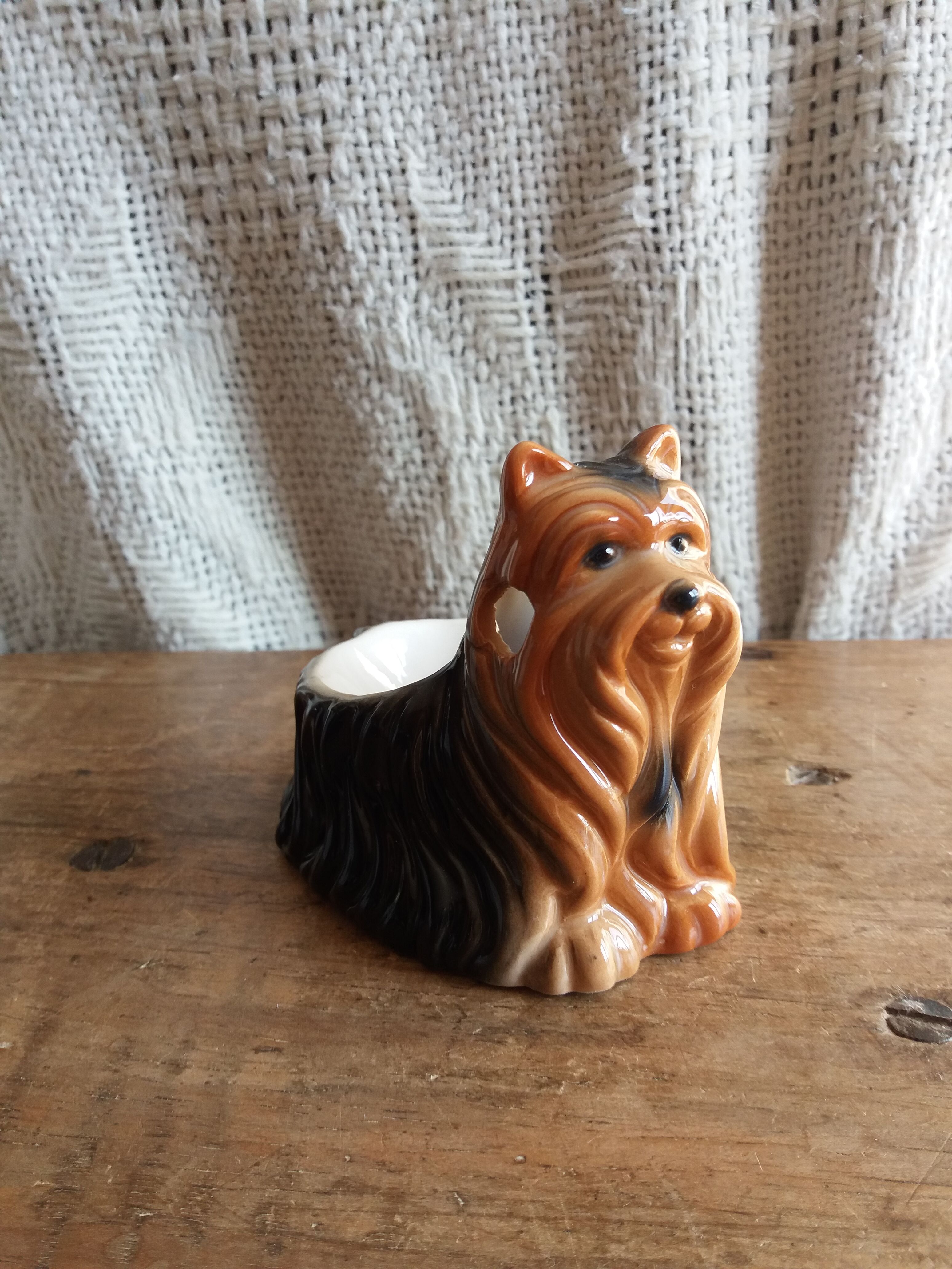 Zoomorphic dog Yorkshire eggcup