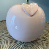Lamp ceramic apple 80s