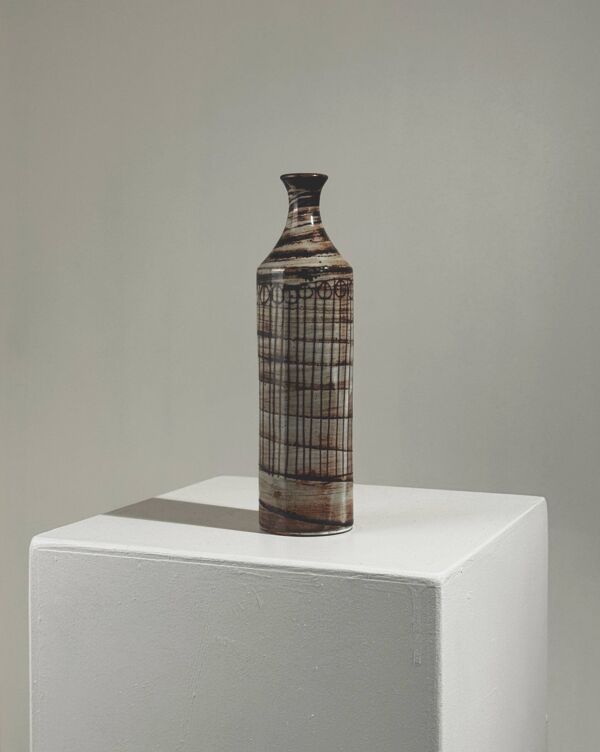Vase soliflore en céramique par Jacques Pouchain, Dieulefit, France