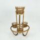 mid century PLANT STAND rack 1950s 60s bamboo rattan hawaii tiki era