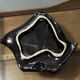 glazed red ceramic vide-poche signed - 1960s