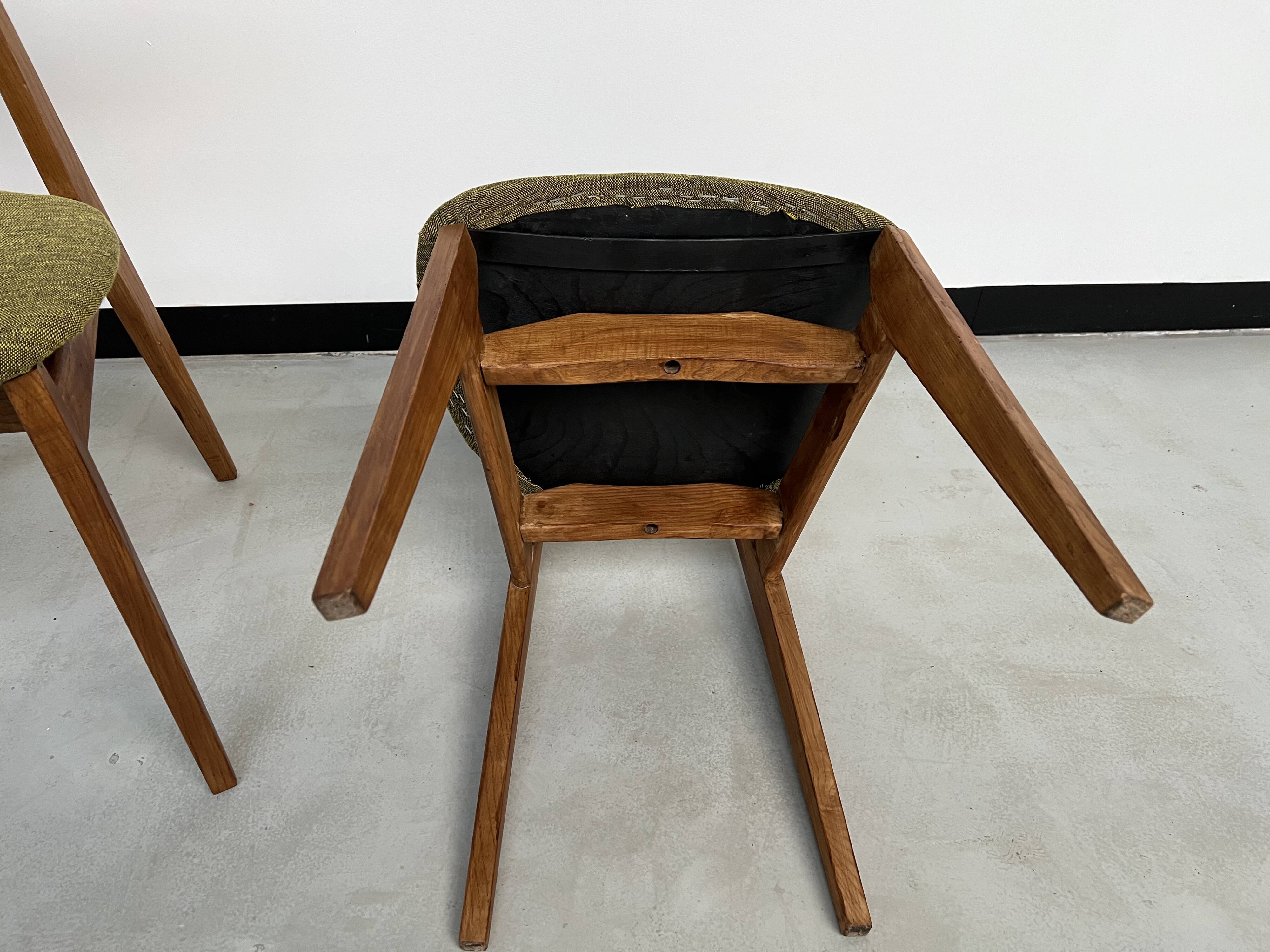 Duo de chaises Roger Landault pour Sentou