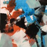 Original abstract acrylic painting