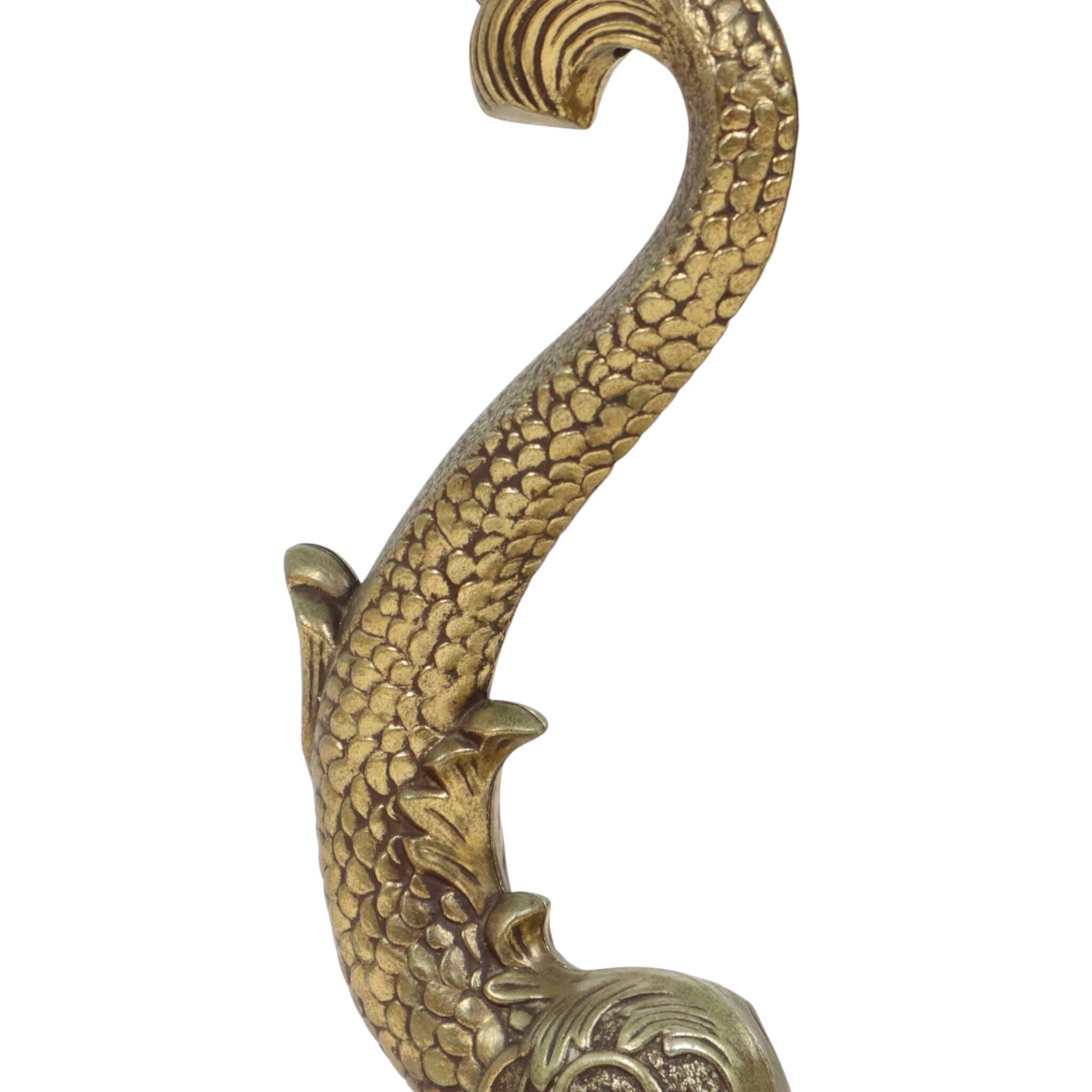Mid-Century Mythical Dolphin Floor Ashtray, France, 48 cm
