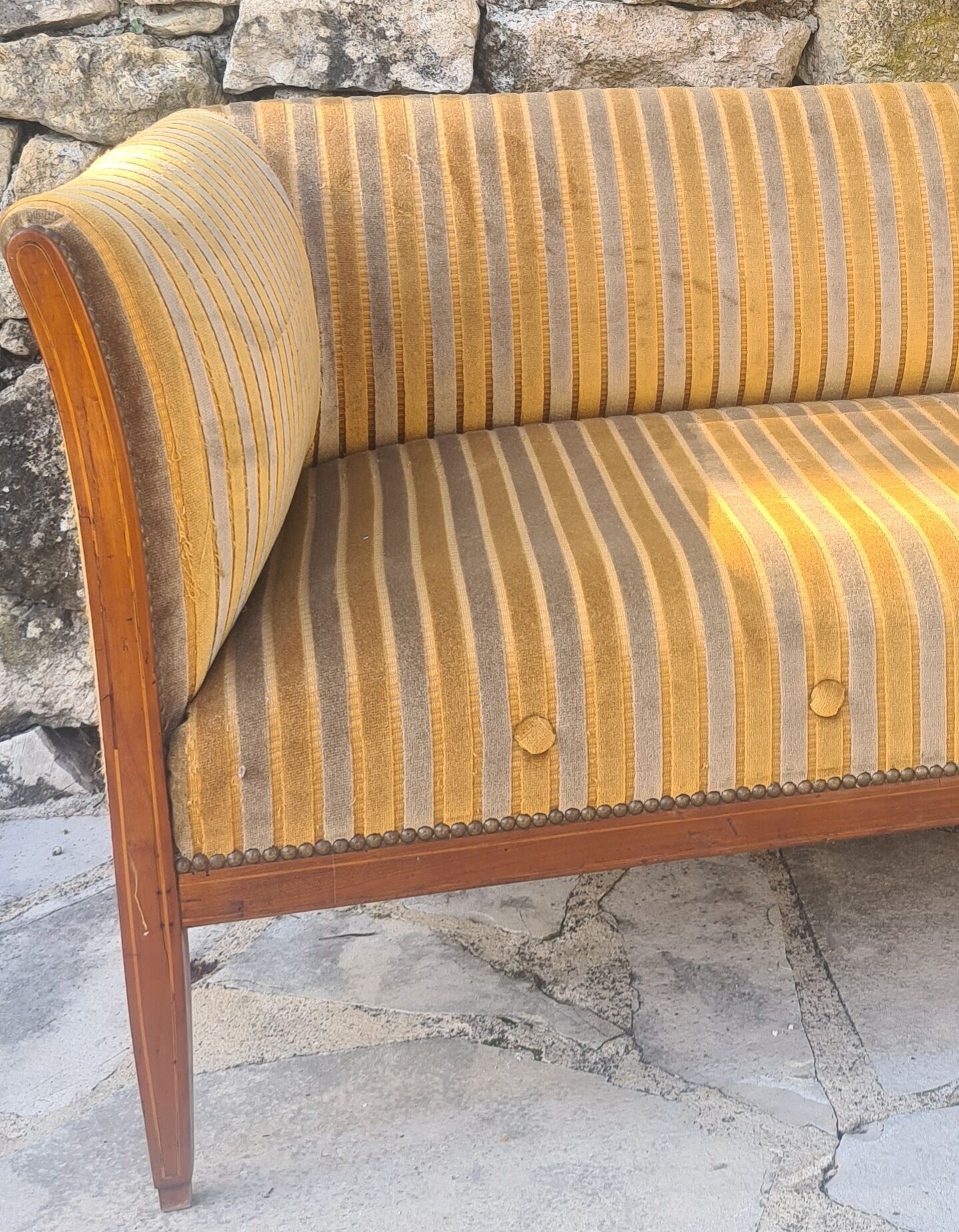 Art deco bench of the 50s