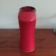 red ceramic designer vase by Les Grottes de Dieulefit