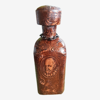 Leather bottle. Miguel de Cervantes