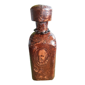 Leather bottle. Miguel de Cervantes