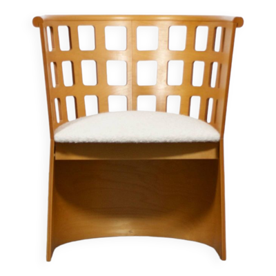 Rare fauteuil Eero Aarnio en bouleau pour Asko, Finlande