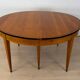 Extendable Biedermeier table in cherry wood, South Germany, 1880