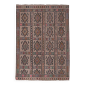 Vintage Turkish kilim handwoven 161x226 cm