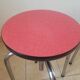 Lot de deux tabourets formica