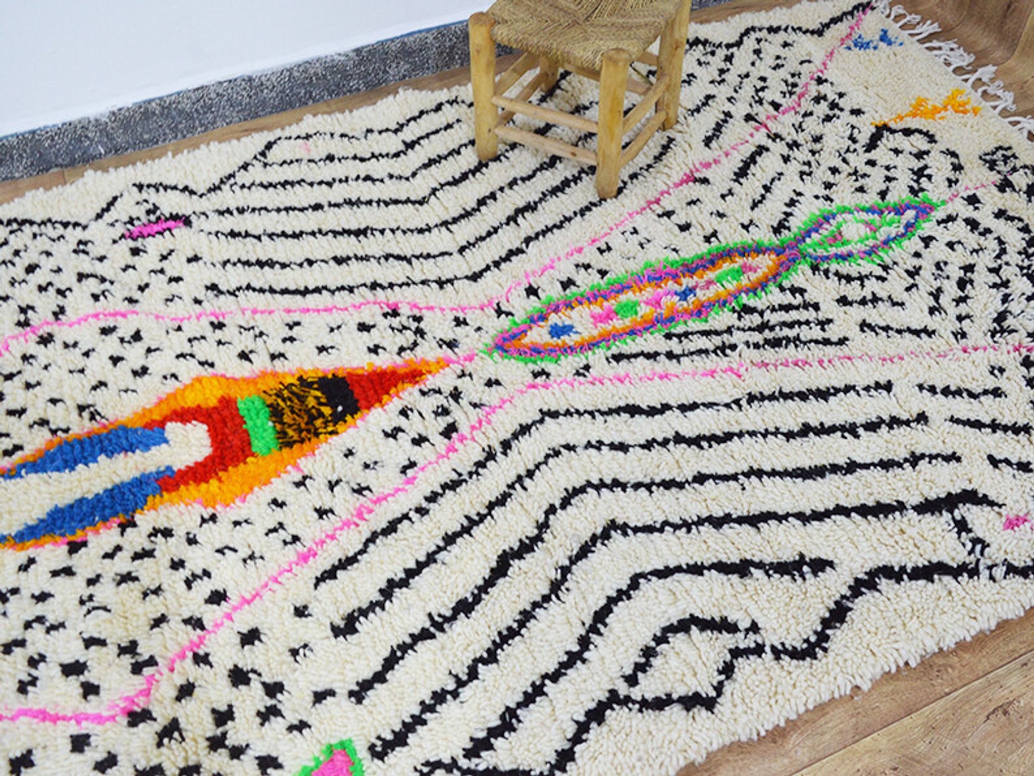Moroccan berber carpet 246x150cm