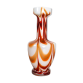 Vintage pop art opaline Florence vase design, Italy