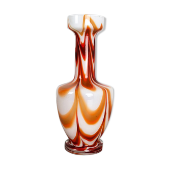 Vintage pop art opaline Florence vase design, Italy