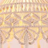 Macrame pendant light