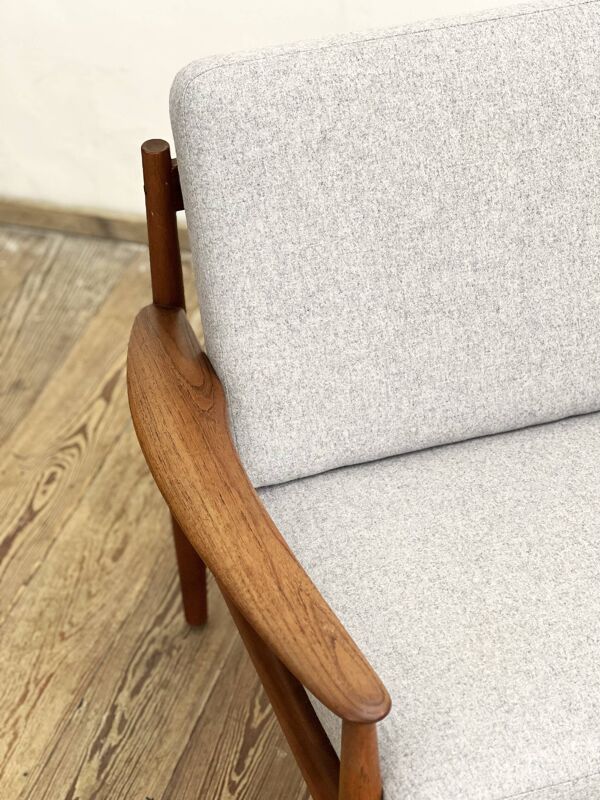 Fauteuil Grete Jalk for France & Son, Danish Design Armchair, années 1950