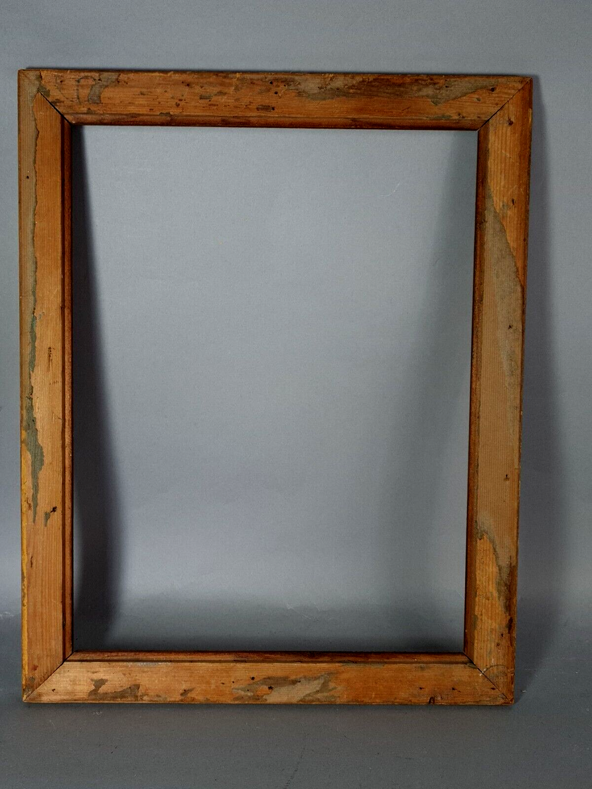 Old frame original gilded stucco wood 58x46 foliage 50x38 cm SB