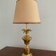 Vintage brass spike lamp from the 70s