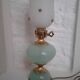 Opaline lamps.