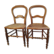 Pair of old wooden chairs
