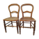 Pair of old wooden chairs