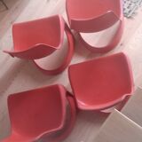 Cantilever 290 red model chairs edited by Cado