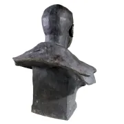 Bronze bust of a gentleman with knighthood order – Frantz Vermeylen, 1921