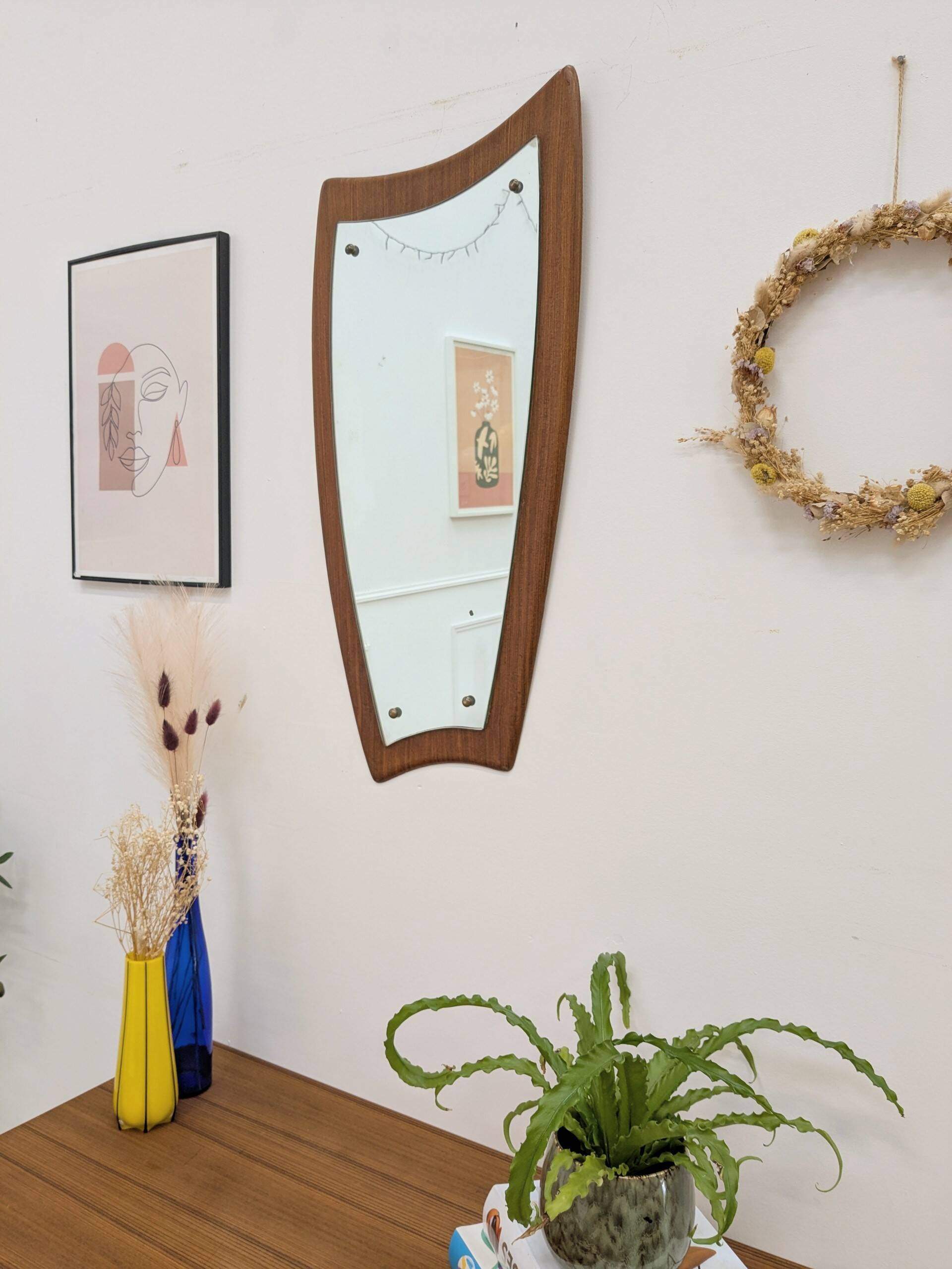 Scandinavian cocktail mirror